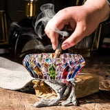 Elegant kristallaskfat för cigaretter – Premiumglasdesign MILA Sverige