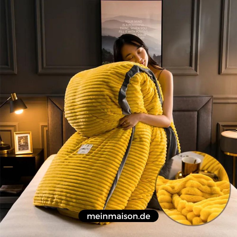 SweetDreams™ - Samt-Fleece-sängfilt | Ultimatisk komfort Carvallo