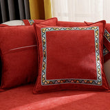 Geometrisk Dekor Enfärgad Chenille Halkfri Sofföverdrag Carvallo