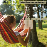 Carvallo Hängematta | Robust Canvas | Anti-glid-design | Bärförmåga 200 kg Carvallo