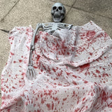 3,6 meter stort jätteskelett för Halloween - Positionerbar trädgårdsdekoration för läskigt skoj MILA Sverige