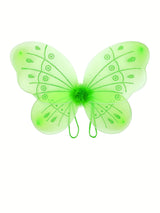 Magisk älvkostym för flickor – Ärmlös Halloween-outfit med glittrande vingar MILA Sverige