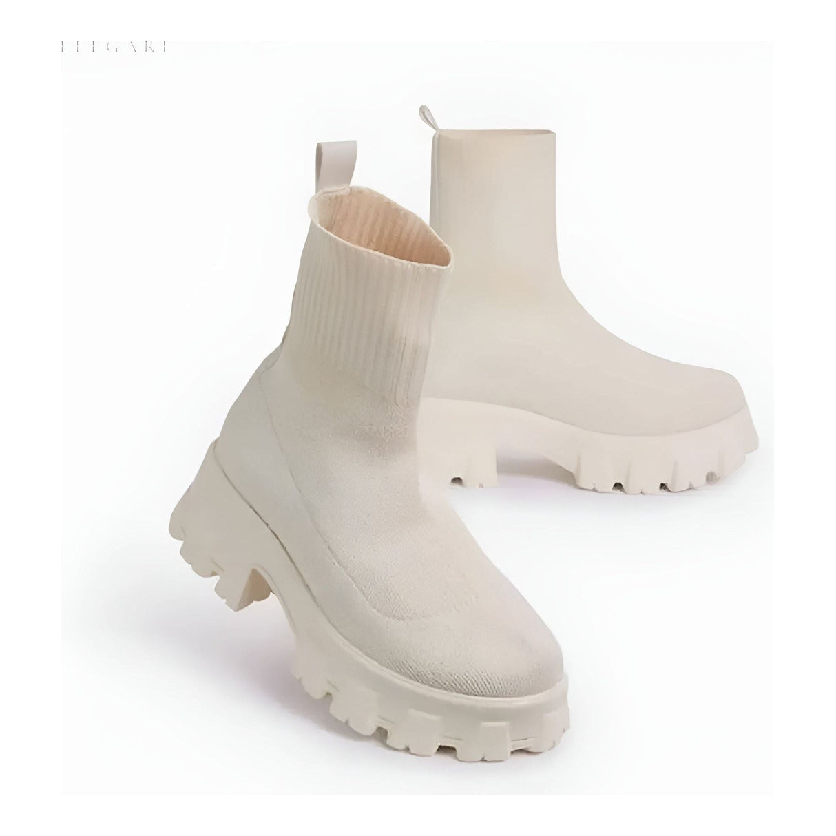 GlamFit Boots - Moderiktiga stövletter med stretchigt tyg Carvallo