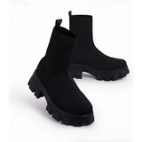 GlamFit Boots - Moderiktiga stövletter med stretchigt tyg Carvallo