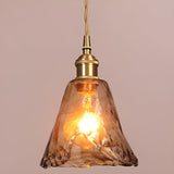 GlassElegance Light - Vintage Crystal Prism Glass Pendant Ceiling Light Carvallo