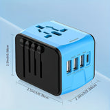 Allt-i-ett-reseadapter - universalladdare med USB- och typ-C-portar MILA Sverige