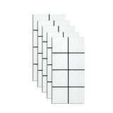 GlossyLux Självhäftande Väggpaneler - Ge ditt rum en modern touch av nytt glans Carvallo