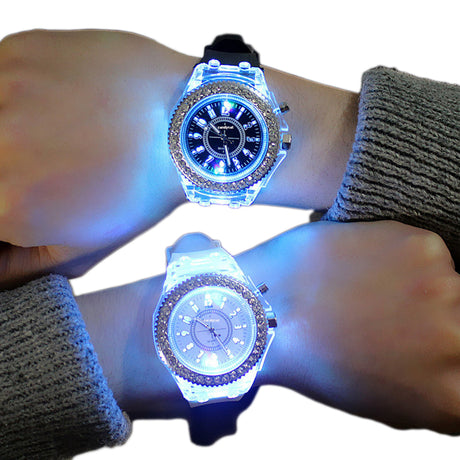 Lyser i mörkret armbandsur-Watches for Women-Hemnix-Vit-Hemnix