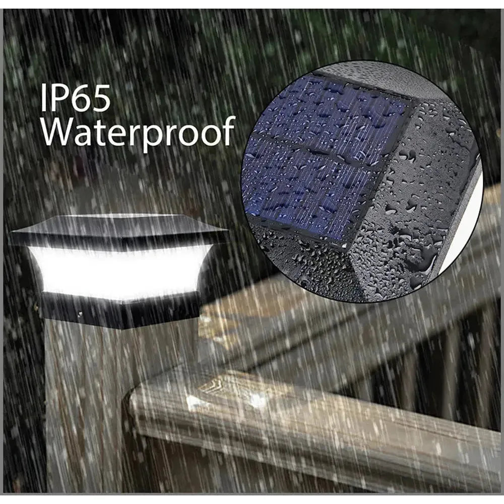 GlowGate Lampa - Solarb drivet trädgårdsgrindslampa Dekor Carvallo