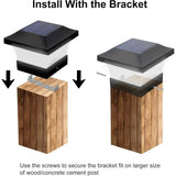 GlowGate Lampa - Solarb drivet trädgårdsgrindslampa Dekor Carvallo