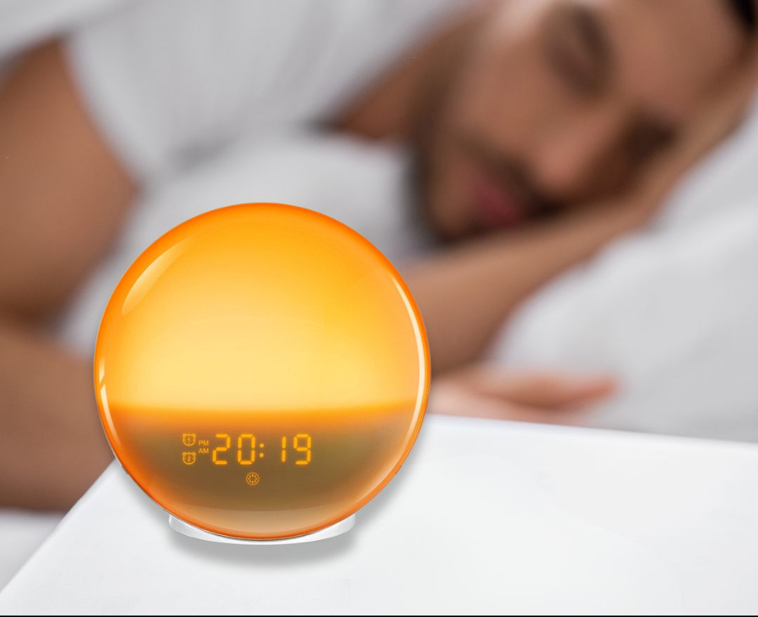 Smart väckarklocka med FM-radio – mjuk soluppgångssimulering för pigga morgnar MILA Sverige