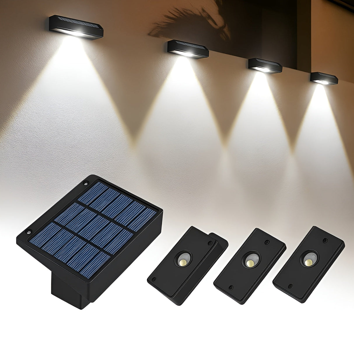 Solarlampa för trädgården – Väderbeständig & Hållbar | Perfekt för utomhusområden Carvallo