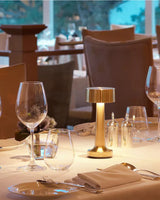 LED Bordslampa - Guld - Dimbara - Touchknapp - Modern Design Carvallo