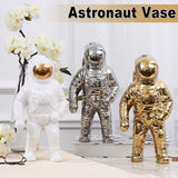 Guld Space Man Skulptur Astronaut Keramik Vas MILA Sverige