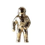 Guld Space Man Skulptur Astronaut Keramik Vas MILA Sverige