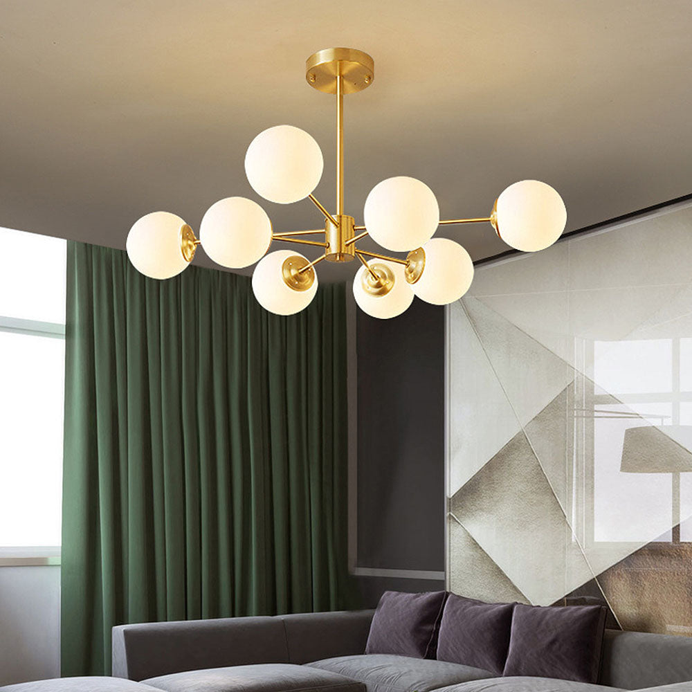 Lyxig Guld Kandelaber | Elegant Messingsbelysning för Sovrum | Intrikat Design | E27 Lampa Bas Carvallo