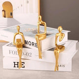 Carvallo - Gyldiga Abstrakta Tänkstatyer i Unika Konstnärliga Positioner Carvallo