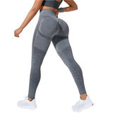Högmidjade Träningsleggings-Hemnix-M-Grå-Hemnix