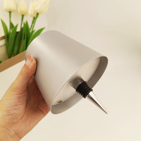 Flasklampa Metallbordslampa Carvallo