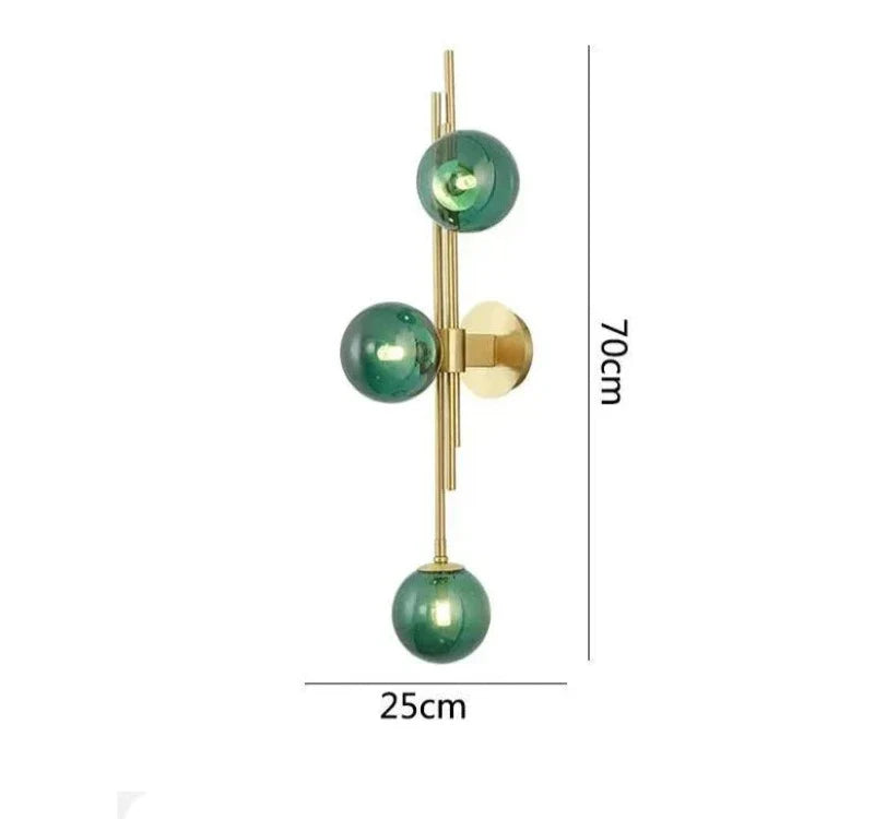 GlassSphere - Moderna Glastaklampor – Elegant LED-Belysning Carvallo