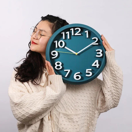 Snygg 3D-väggklocka – Modern stor heminredningsklocka MILA Sverige