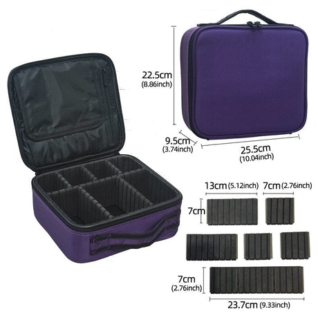 High-Capacity Kosmetisk Väska-Beauty-Hemnix-Violett (Oxford Cloth)-Hemnix