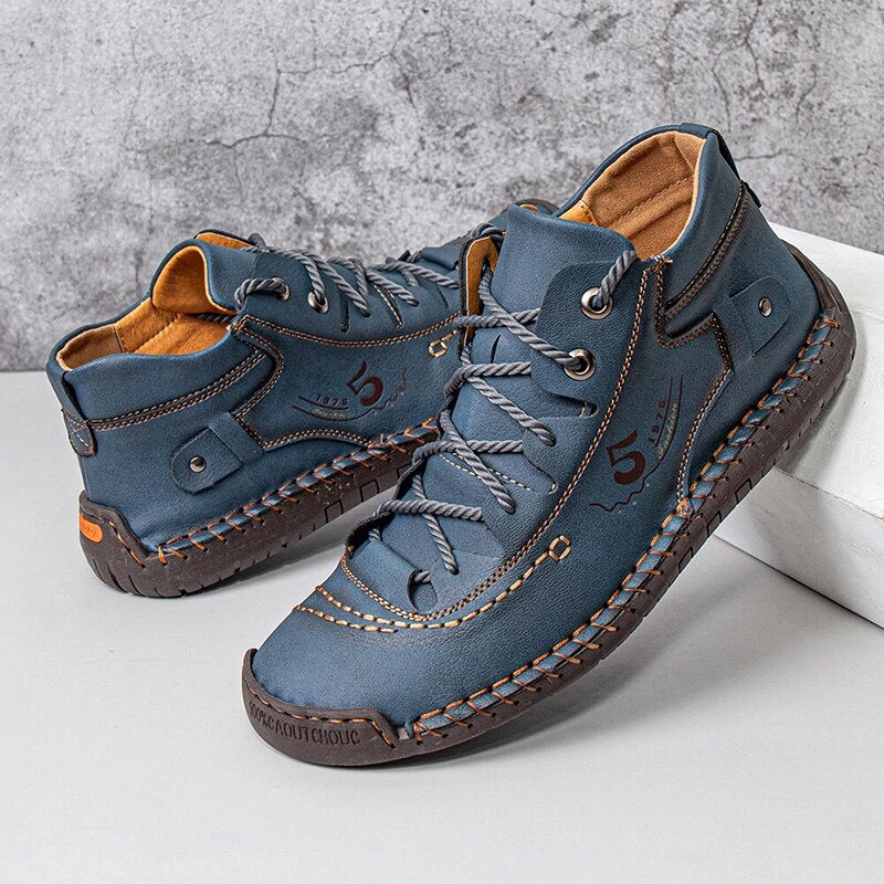 Vintage Läderstövlar-Shoes for Men-Hemnix-Hemnix