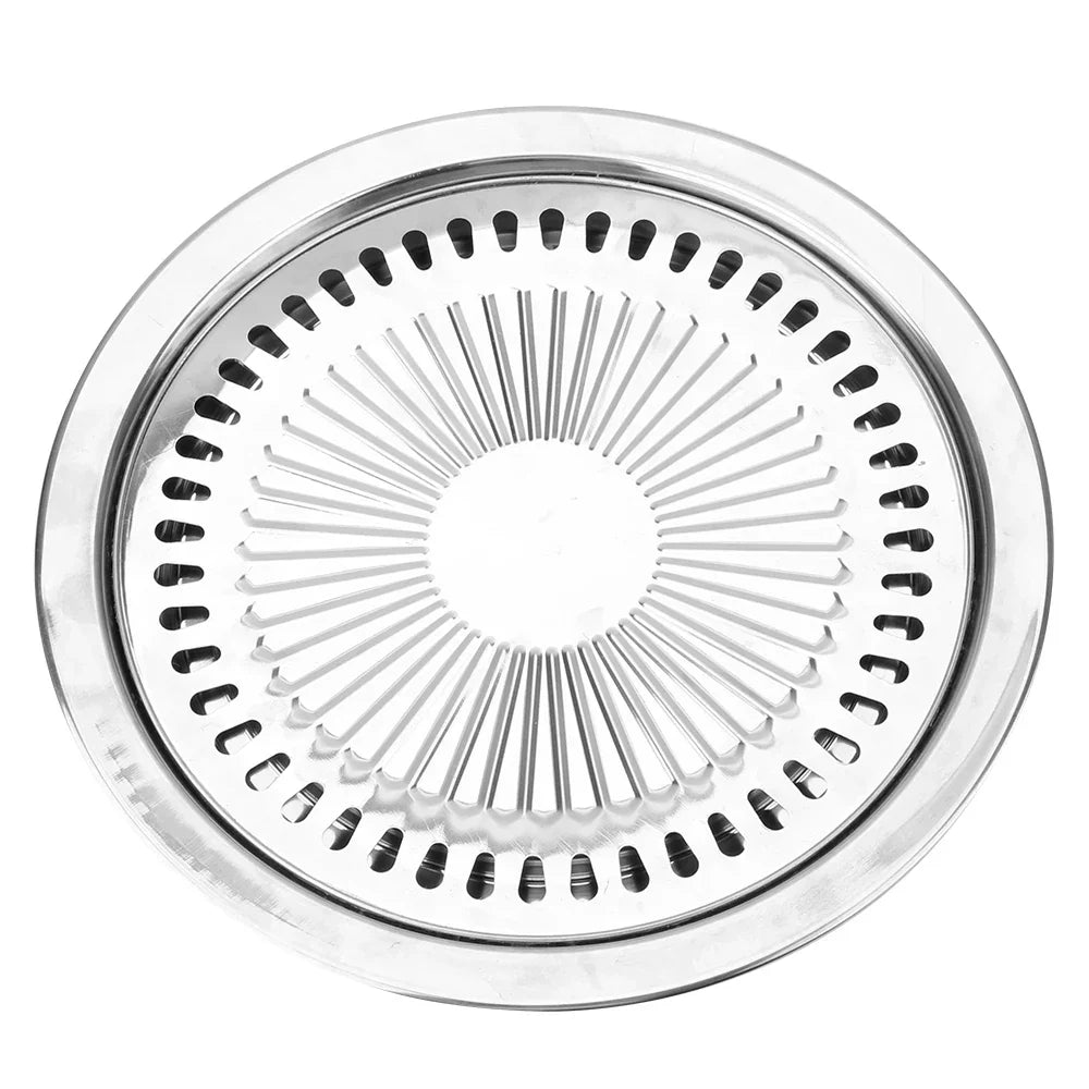 Carvallo Rökfri Grillpanna Rostfritt Stål | Non-stick & Fettfri | För Gas- & Elektrisk Spis | Diskmaskinssäker Carvallo