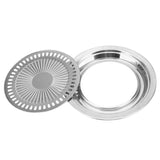 Carvallo Rökfri Grillpanna Rostfritt Stål | Non-stick & Fettfri | För Gas- & Elektrisk Spis | Diskmaskinssäker Carvallo