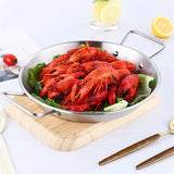 Royallure Rostfritt Stålkokkärl och Stekpanna med Dubbel Handtag Kökstallrik Carvallo