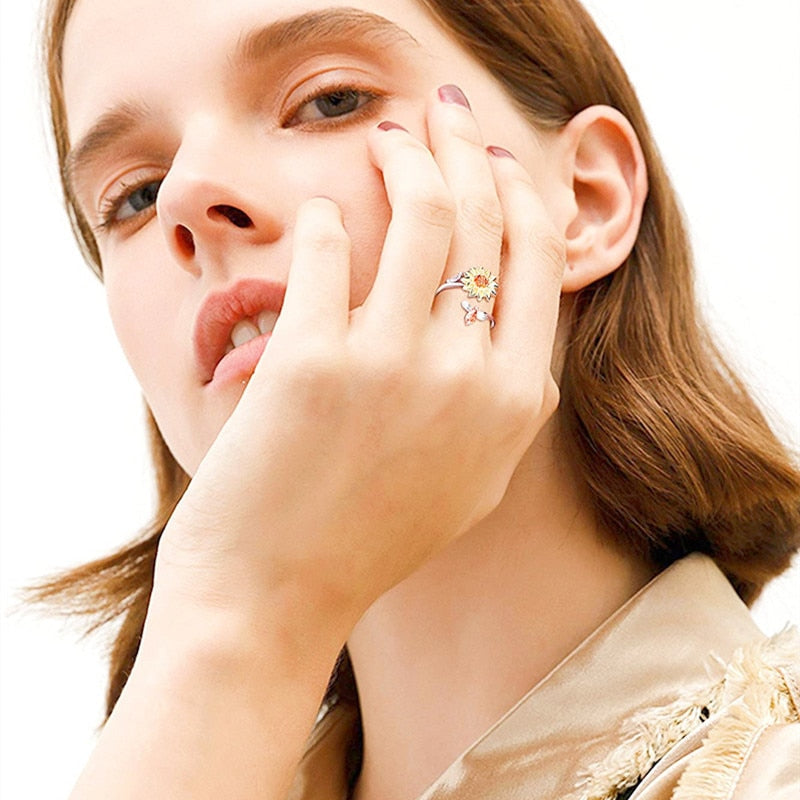 Solros Ångest Ring