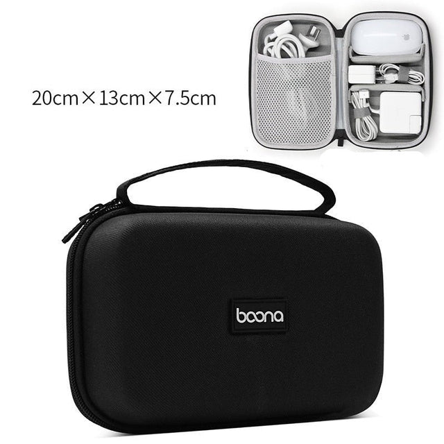 Kabelorganisatör Travel Case-Travel-Hemnix-Svart-Hemnix