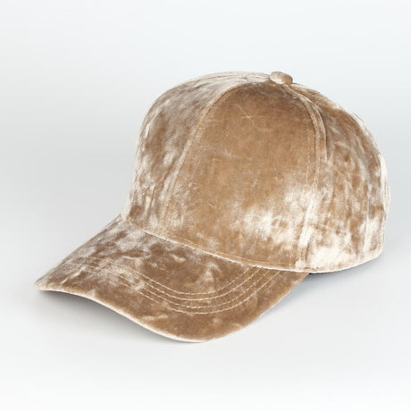 Sammet Kvinnor Cap-Accessories-Hemnix-Khaki-Hemnix