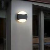 Carvallo LED Utomhusvägglampa | Vattentät IP65 | Modern Up-&-Down-Ljus | Svart | Väggmontering Carvallo