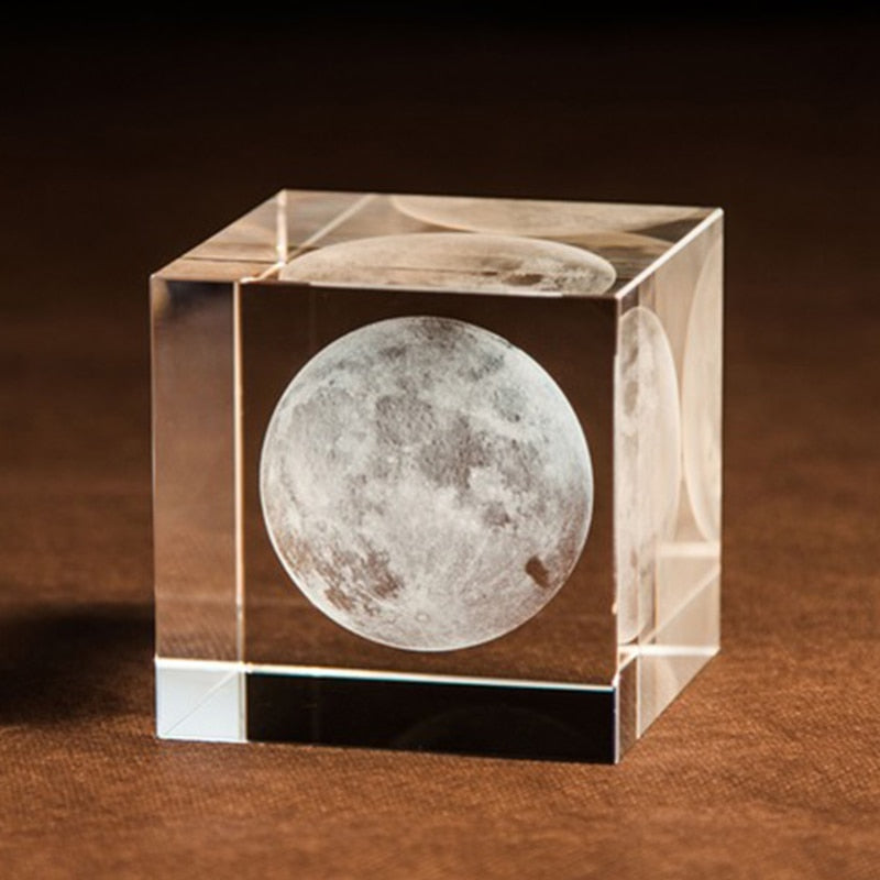 Kristallkub 3D Månljuslampa-Lights-Hemnix-Hemnix