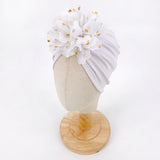 Rufsig topp baby turban hatt-Kids-Hemnix-Vit-Hemnix