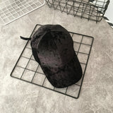 Sammet Kvinnor Cap-Accessories-Hemnix-Svart-Hemnix