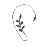 Flower Art klipp örhängen-Jewelry for women-Hemnix-Blå-Hemnix