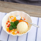 Royallure 8-delars Blomstersked Set – Rostfritt Stål Kaffe Skedar Carvallo