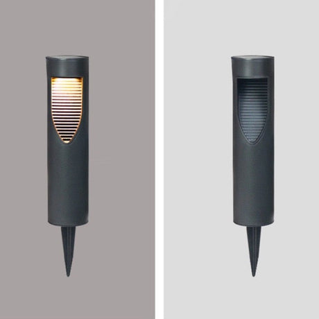 Hachiro - Solar Walkway Garden Light med LED Svart Finish Carvallo