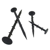 Carvallo jordankare för trädgårdsfolie & nät | 50 stycken | Med spikar för säker hållning – 11–25 cm längd Carvallo