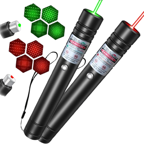 RoyaleGlow Lång Räckvidd Grön Laserpekare Hög Effekt Carvallo