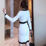 Bodycon tröja klänning Bellasverige