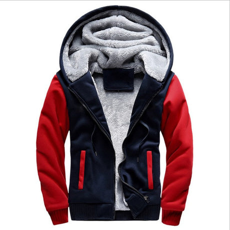 Män vinter fleece jacka Bellasverige