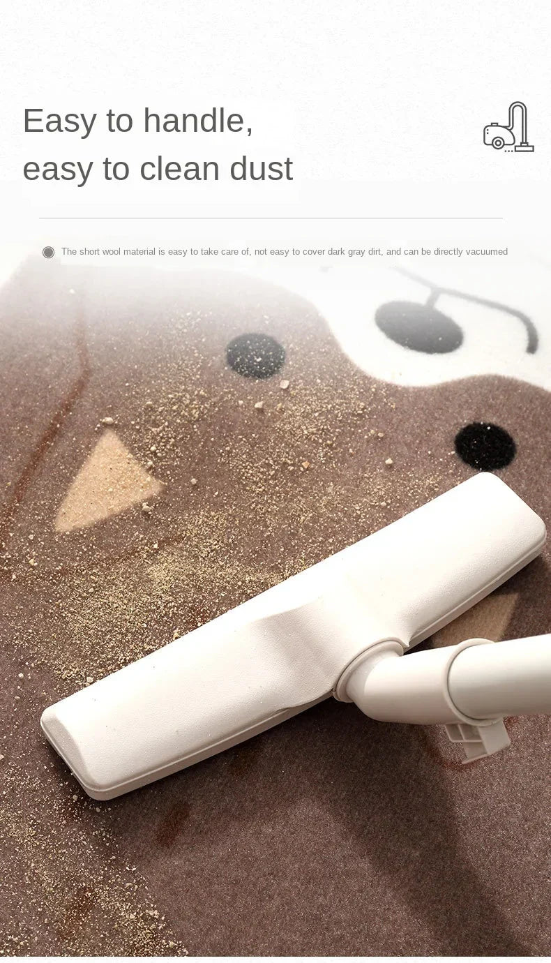 Söt djur halksäker matta – husdjursdesign för kök, badrum och hall Carvallo