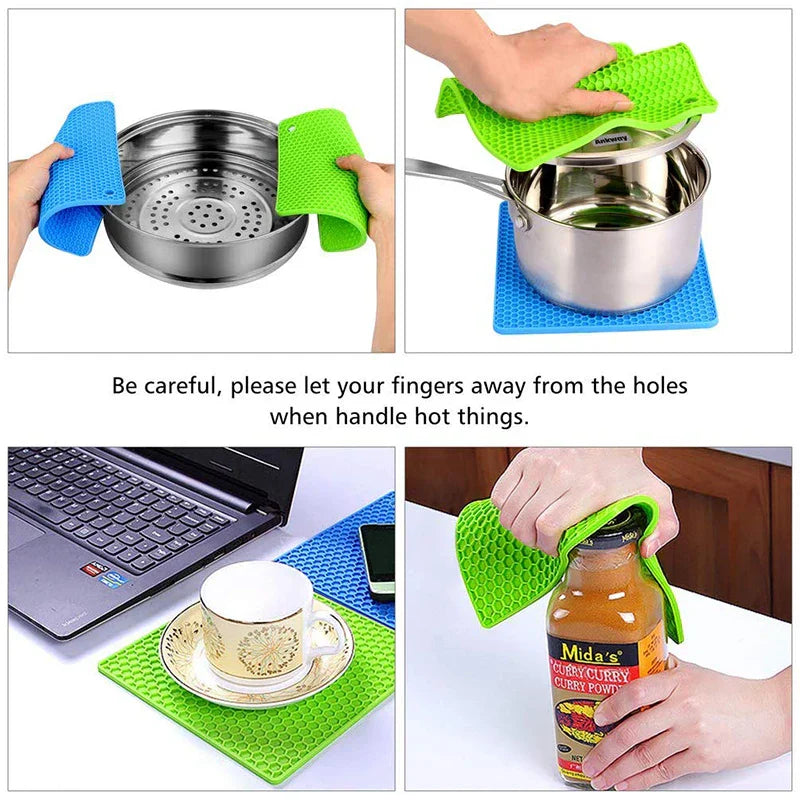 Carvallo-underlägg Flexira | 5-i-1 köksassist | Halkfri & värmebeständig upp till 230 °C | BPA-fri & diskmaskinssäker Carvallo