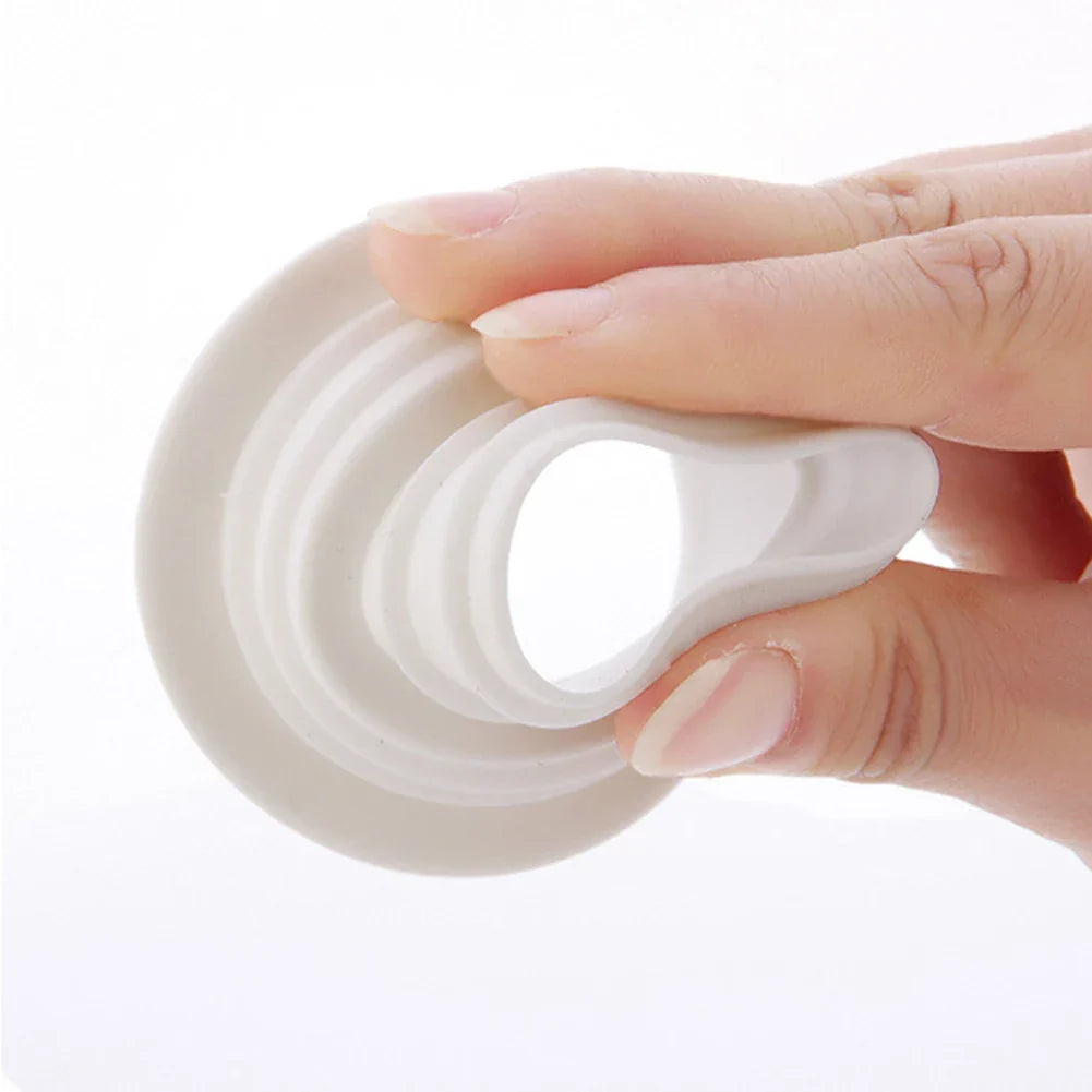 Carvallo Silikon-tätning ring för avloppsrör | Luktskydd & återflödeskydd | För kök, bad, tvättmaskin – 6×3,9×3,8 cm Carvallo