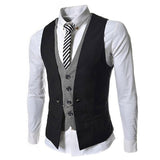 Män Business väst kostym-Clothes for Men-Hemnix-Svart-M-Hemnix