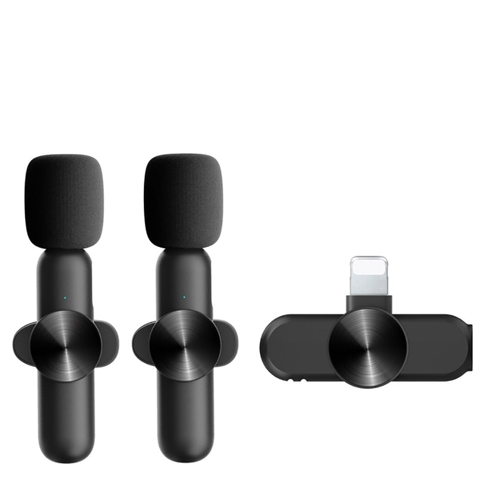 Trådlös Lavalier-minimikrofon-Phone Accessories-Hemnix-2 Gen iOS-Hemnix