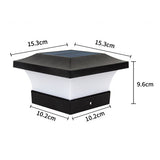 Solcellsdriven utomhuspelarlampa – Kompakt hållbar design Carvallo